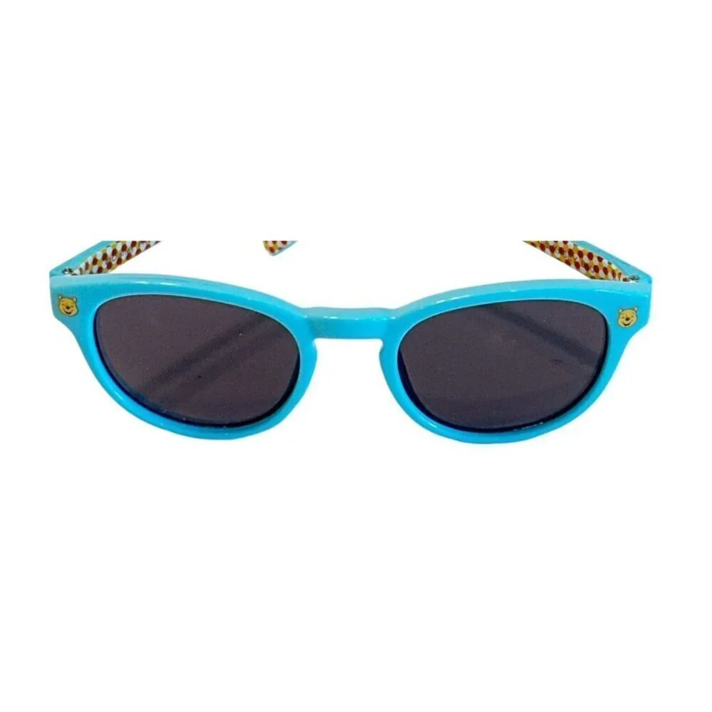 Disney Kid's Winnie the Pooh Blue Sunglasses Eyewear Dots Pooh Head NEW 5